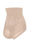 Julimex Lingerie Shape & Chic korkeavyötäröiset meshalushousut Natural Beige-thumb Korkeavyötäröiset vyötäröä ja vatsaa litistävät alushousut S-2XL Mesh-141-200/BEZ