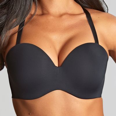 Panache 365 UW Strapless -rintaliivit Black Kaarituettu, kevyesti topattu ultrasileä olkaimeton liivi. 60-85, D-I 10900-BLK