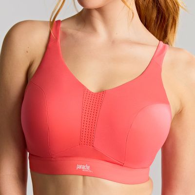 Panache Sport 5022 Endurance UW NP -urheilurintaliivit - Grapefruit Kaarituettu, toppaamaton urheiluliivi, jossa muunneltavat olkaimet. 60-90, D-M 5022-GRA