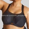 Sculptresse by Panache 9441 Activate UW NP -urheilurintaliivit Black-thumb Kaarituettu, toppaamaton urheiluliivi, jossa olkaimissa racerback-mahdollisuus 75-105, D-O SCU-9441-BLK