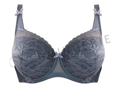 Nessa Abbi Padded -rintaliivit harmaa Kaarituettu, topattu 60-95, D-M N001-502-GREY