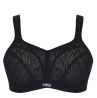 Sculptresse by Panache 9441B Activate UW NP -urheilurintaliivit Black Lace & Chalk-thumb Kaarituettu, toppaamaton urheiluliivi, jossa olkaimissa racerback-mahdollisuus. 75-105, D-O SCU-9441B-BLC