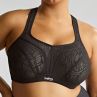 Sculptresse by Panache 9441B Activate UW NP -urheilurintaliivit Black Lace & Chalk-thumb Kaarituettu, toppaamaton urheiluliivi, jossa olkaimissa racerback-mahdollisuus. 75-105, D-O SCU-9441B-BLC