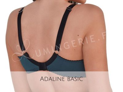 Gaia Lingerie Adaline Semi Soft -rintaliivit Dark Turquoise Puolitopattu ja kaarituettu liivimalli. 70-105, D-L BS-1213-TUR