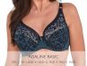 Gaia Lingerie Adaline Semi Soft -rintaliivit Dark Turquoise-thumb Puolitopattu ja kaarituettu liivimalli. 70-105, D-L BS-1213-TUR