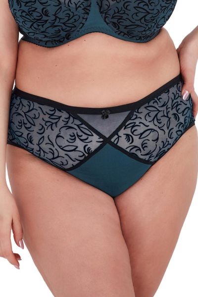 Gaia Lingerie Adaline-alushousut Dark Turquoise Normaalikorkeat alushousut M/38 - 4XL/48 GFP-1213-TUR