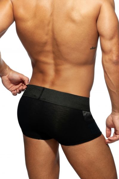 Addicted Army combi trunk musta Trunk-bokserit 85% Viskoosi, 5% Puuvilla, 5% Polyamidi, 5% Elastaani  S-3XL AD784
