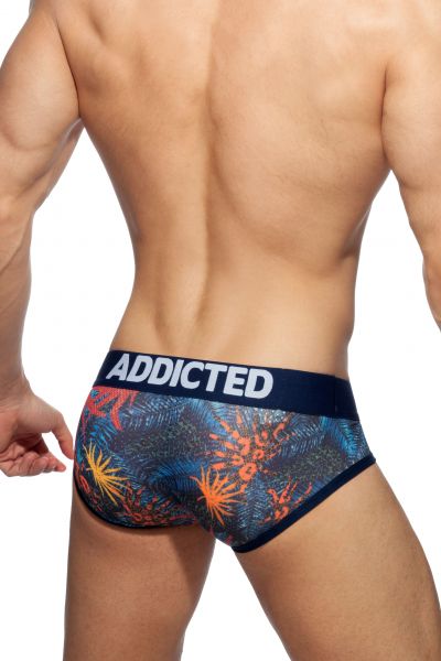 Addicted Mesh brief push up 3-pack tropical print Brief 80% Polyamidi, 15% Elastaani, 5% Puuvilla S-3XL AD889P