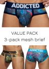 Addicted Mesh brief push up 3-pack tropical print-thumb Brief 80% Polyamidi, 15% Elastaani, 5% Puuvilla S-3XL AD889P