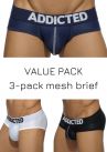 Addicted Mesh brief push up 3-pack-thumb Brief 80% Polyamidi, 15% Elastaani, 5% Puuvilla S-3XL AD475P