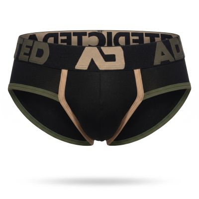 Addicted Naked Feeling brief musta Brief 80% Polyamidi, 10% Puuvilla, 10% Elastaani S-3XL AD1358