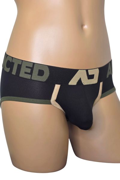 Addicted Naked Feeling brief musta Brief 80% Polyamidi, 10% Puuvilla, 10% Elastaani S-3XL AD1358
