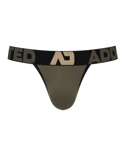Addicted Naked Feeling stringit khaki Stringit 80% Polyamidi, 10% Puuvilla, 10% Elastaani S-3XL AD1449