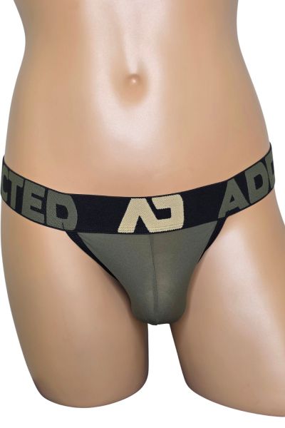 Addicted Naked Feeling stringit khaki Stringit 80% Polyamidi, 10% Puuvilla, 10% Elastaani S-3XL AD1449