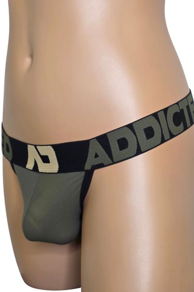 Addicted Naked Feeling stringit khaki Stringit 80% Polyamidi, 10% Puuvilla, 10% Elastaani S-3XL AD1449