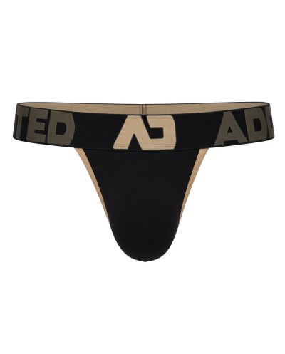 Addicted Naked Feeling stringit musta Stringit 80% Polyamidi, 10% Puuvilla, 10% Elastaani S-3XL AD1449