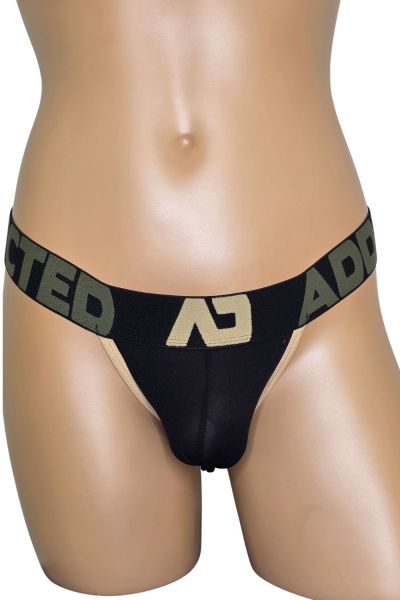 Addicted Naked Feeling stringit musta Stringit 80% Polyamidi, 10% Puuvilla, 10% Elastaani S-3XL AD1449