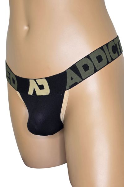Addicted Naked Feeling stringit musta Stringit 80% Polyamidi, 10% Puuvilla, 10% Elastaani S-3XL AD1449
