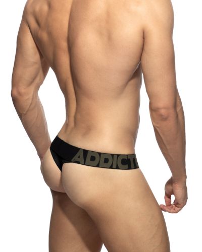 Addicted Naked Feeling stringit khaki Stringit 80% Polyamidi, 10% Puuvilla, 10% Elastaani S-3XL AD1449