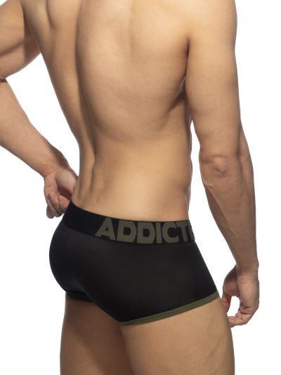 Addicted Naked Feeling bokserit musta Trunk-bokserit 80% Polyamidi, 10% Puuvilla, 10% Elastaani S-3XL AD1359