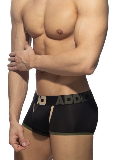 Addicted Naked Feeling bokserit musta Trunk-bokserit 80% Polyamidi, 10% Puuvilla, 10% Elastaani S-3XL AD1359