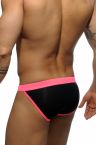 Addicted Sexy low rise bikini uimahousut musta-pinkki-thumb Bikini brief -uimahousut 80% Polyamidi, 20% Elastaani S-3XL ADS065