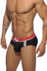 Addicted Sport detail binding brief uimahousut musta-thumb Brief 80% Polyamidi, 20% Elastaani S-3XL ADS109