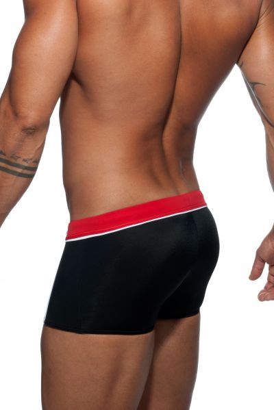 Addicted Sport detail binding boxer uimahousut musta Boxer 80% Polyamidi, 20% Elastaani S-3XL ADS133_10