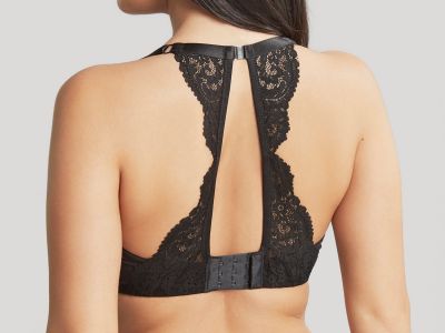 Cleo by Panache Addison Soft Plunge -rintaliivit Noir Kaarituettu, pehmeäkuppinen plungeliivi 65-85, D-J 10616-NOIR