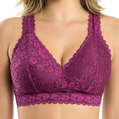 Parfait Adriana NW -bralette Blackberry Kaaritueton, toppaamaton pitsibralette säädettävillä olkaimilla. 65-90, D-H P5482-BLY