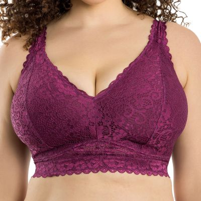 Parfait Adriana NW -bralette Blackberry Kaaritueton, toppaamaton pitsibralette säädettävillä olkaimilla. 65-90, D-H P5482-BLY