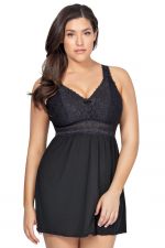 Adriana-babydoll musta