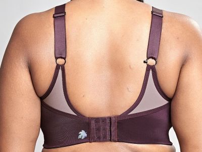 Royce Lingerie Aerocool Wirefree -urheilurintaliivit Blackberry Kaaritueton, toppaamaton urheiluliivi 70-90 G-K S1382-BLY