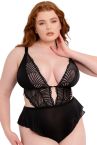 Scantilly by Curvy Kate After Hours -pitsibody Black-thumb Kaaritueton body säädettävillä olkaimilla E-L-kuppikolle 36-54 SN-025-327-BLK