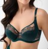 Gorsenia Aisha UW Soft Side Support -rintaliivit - Pine Green-thumb Kaarituettu, toppaamaton kirjailtu meshliivi. 70-95, D-M G034