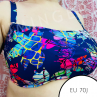 Akcent Tropical Vibes Soft -bikiniliivit Purple Leaves-thumb  65-95, D-L AN-239-BBM