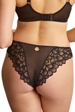 Allure Low Rise Brazilian Brief -alushousut Black