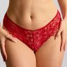 Panache Allure Low Rise Brazilian Brief -alushousut True Red-thumb Matalavyötäröiset pitsialushousut Allure-sarjaan. 36-46 10762-TRU
