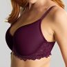 Panache Allure UW Spacer -t-paitaliivit - Plum-thumb Kaarituettu ja muotoonprässätty t-paitaliivi sileillä kupeilla. 60-85, D-K 10766-PLM