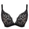 Panache Allure UW Demi Plunge -rintaliivit Black & Latte-thumb Kaarituettu, toppaamaton pitsiliivi supermatalalla kaarituella. 60-85, D-I 10763-B&L