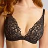 Panache Allure UW Demi Plunge -rintaliivit Black & Latte-thumb Kaarituettu, toppaamaton pitsiliivi supermatalalla kaarituella. 60-85, D-I 10763-B&L