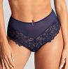 Panache Allure Deep Brief -alushousut Navy & Pale Pink-thumb Keskikorkeat pitsialushousut Allure-sarjaan. 36-46 10764-NAVY