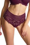 Panache Allure Deep Brief -alushousut - Plum-thumb Keskikorkeat pitsialushousut Allure-sarjaan. 36-46 10764-PLM