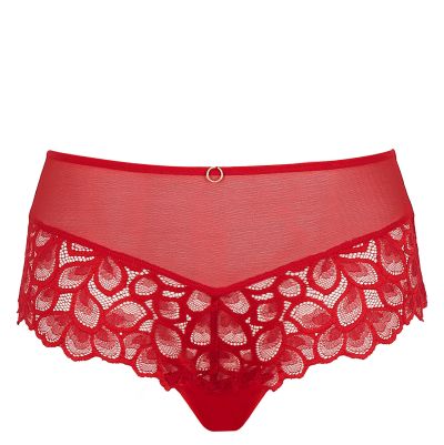 Panache Allure Deep Brief -alushousut True Red Keskikorkeat pitsialushousut Allure-sarjaan. 36-46 10764-TRU