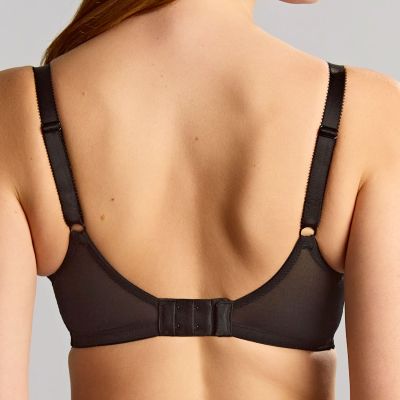 Panache Allure UW Full Cup -rintaliivit - Black & Latte Kaarituettu, toppaamaton, lähes täyskuppinen pitsiliivi. 65-90, D-M 10765-B&L