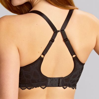 Panache Allure UW Spacer -t-paitaliivit - Black Kaarituettu ja muotoonprässätty t-paitaliivi sileillä kupeilla. 60-85, D-K 10766-BLK