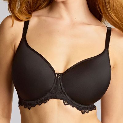 Panache Allure UW Spacer -t-paitaliivit - Black Kaarituettu ja muotoonprässätty t-paitaliivi sileillä kupeilla. 60-85, D-K 10766-BLK