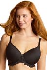 Panache Allure UW Spacer -t-paitaliivit - Black-thumb Kaarituettu ja muotoonprässätty t-paitaliivi sileillä kupeilla. 60-85, D-K 10766-BLK