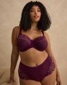 Sculptresse by Panache Amara UW Full Cup -rintaliivit - Plum-thumb Kaarituettu ja toppaamaton täyskuppinen liivi joustavalla kupin reunalla. 75-105, E-O 11265-PLM