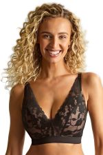 Amour NW Padded Bralette -rintaliivit Black & Pecan